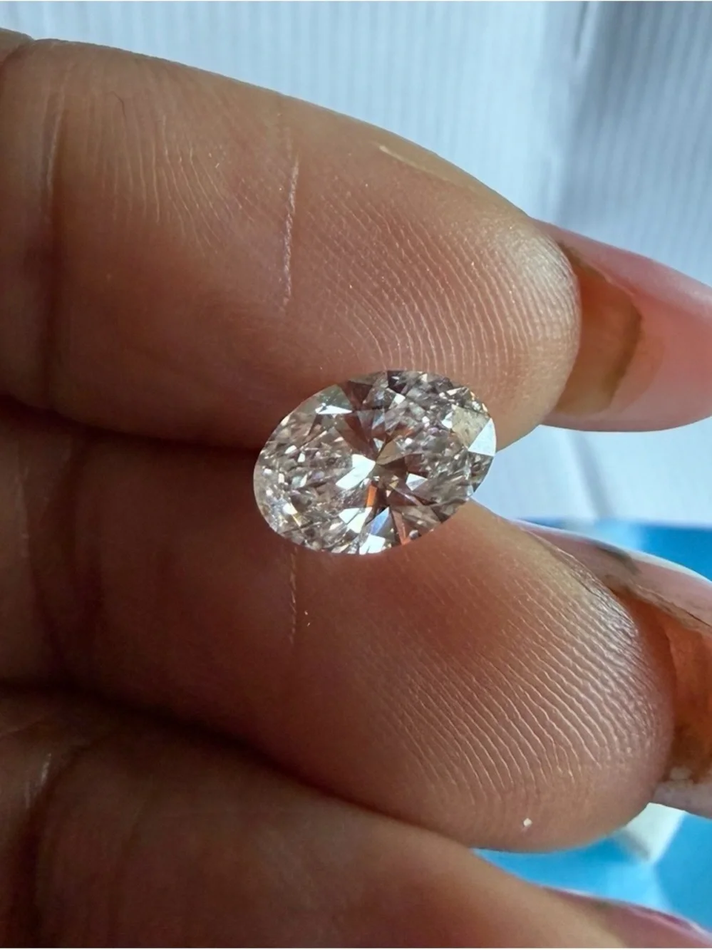 1.40 CT IGI Certified Oval Lab-Grown Diamond | E VVS2